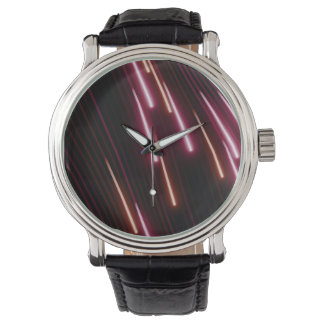 Cyberpunk Neon Light Trails Abstract Apple band Watch