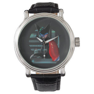 Cyberpunk Ninja Black Cat Watch