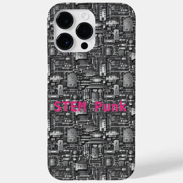 Cyberpunk PCB Electronics Circuit Board Pattern Case-Mate iPhone Case (Back)