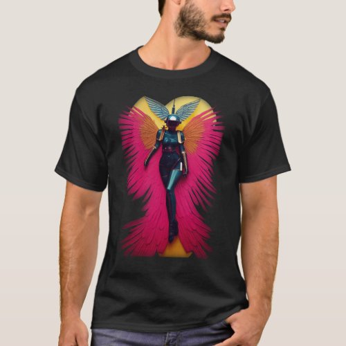 Cyberpunk Polish Winged Hussar Femjoy T_Shirt