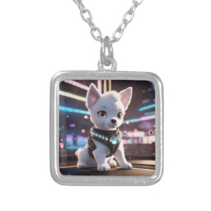 Cyberpunk Puppy  - Necklace