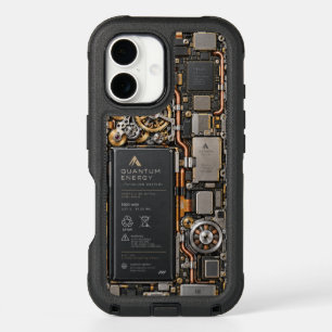 Cyberpunk Quantum Tech Circuit Board Phone Case &