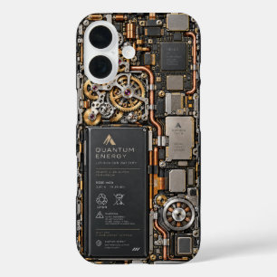 Cyberpunk Quantum Tech Circuit Board Phone Case &