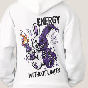 Cyberpunk Rabbit Graphic - Energy Without Limits S Hoodie