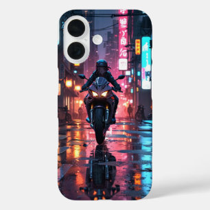 Cyberpunk Racer iPhone 16 Case