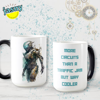 Cyberpunk Robot Mug