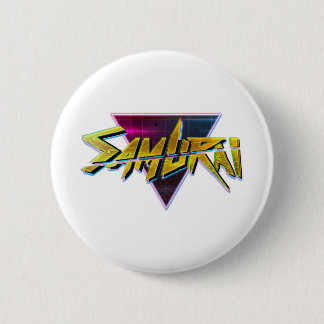 Cyberpunk Samurai Button