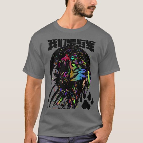 Cyberpunk Samurai Neon Warrior T-Shirt