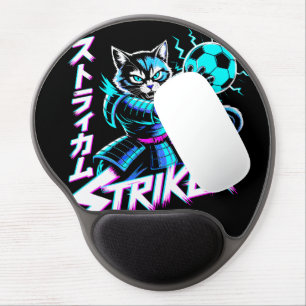 Cyberpunk Samurai Striker Gaming For E-sports  Gel Mouse Pad