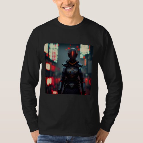 cyberpunk samurai T_Shirt