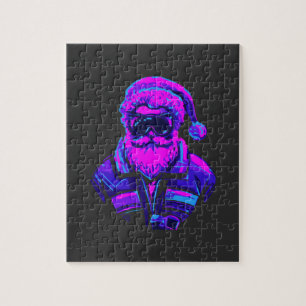Cyberpunk Santa Claus Jigsaw Puzzle
