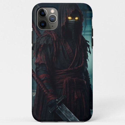 Cyberpunk Shadow Ninja Anime Style Phone Case
