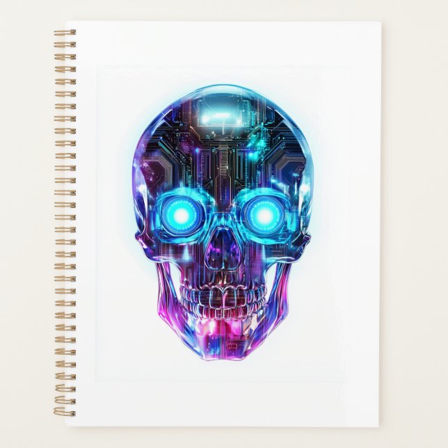 Cyberpunk Skull King Planner (Front)