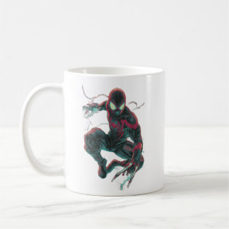 Cyberpunk Spider Mug Neon Geometric Coder Coffee