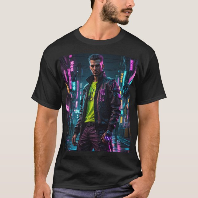 Cyberpunk Themed T-shirt (Front)