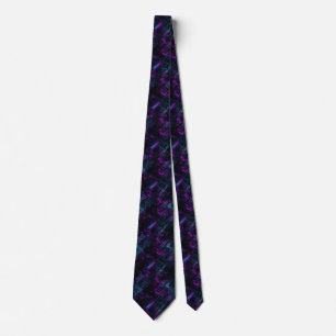 cyberpunk vaporwave synthwave retro dubstep edm neck tie