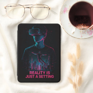 Cyberpunk VR Gamer Reality Setting Kindle Cover