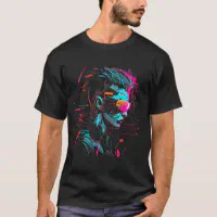 Cyberpunk VR Glasses T-shirt Design Vector Download