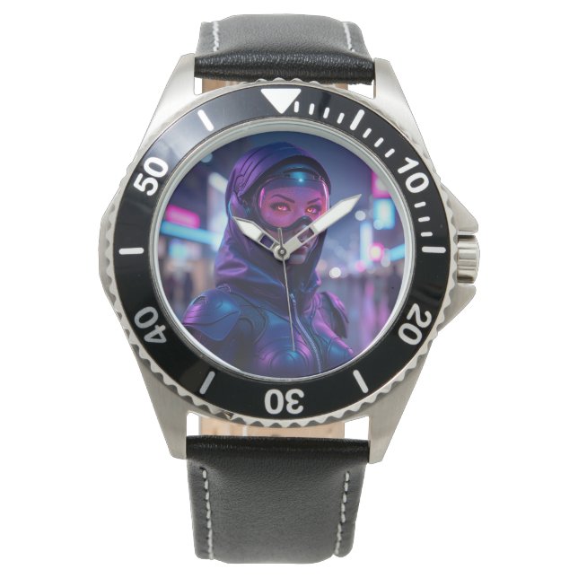 Cyberpunk Warrior Watch (Front)