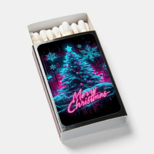 Cyberpunk Winter Christmas Matchboxes