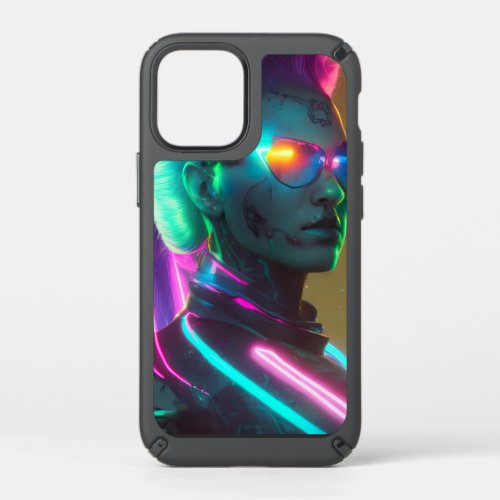 Cyberpunk Woman with Tattoos Speck iPhone 12 Mini  Speck iPhone 12 Mini Case