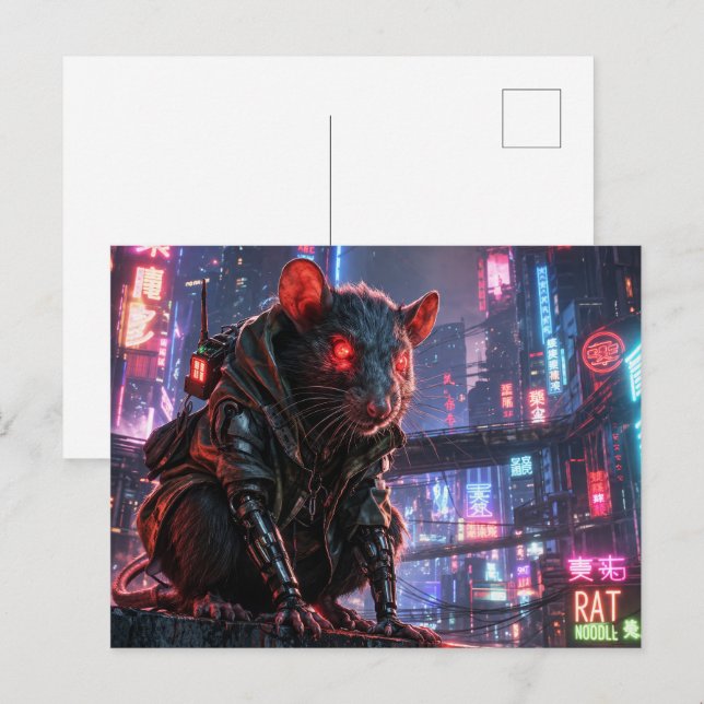 CyberRat Postcard (Front/Back)
