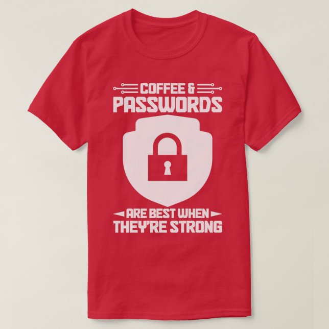 Cybersecurity Computer Security Cyber Security Are T-Shirt (Design Front)