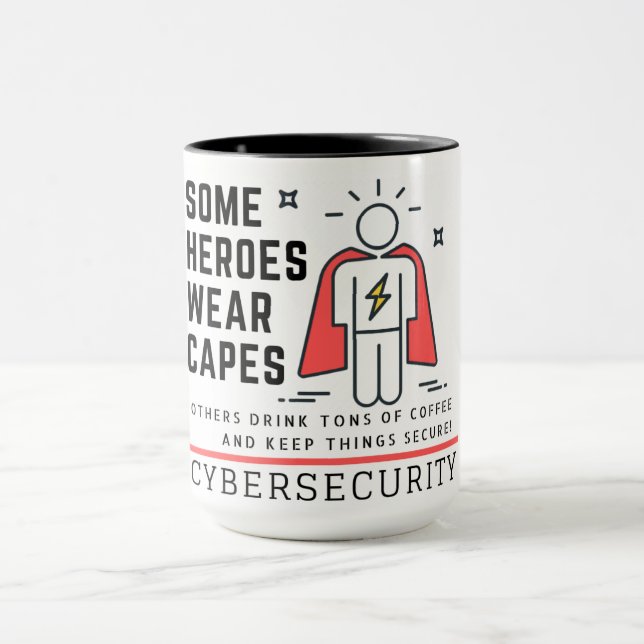 Cybersecurity Hero Mug (Center)