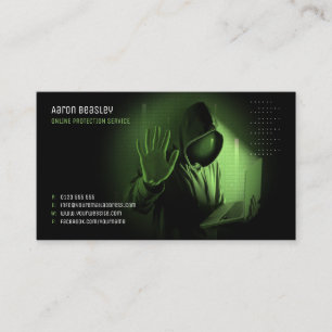 Cybersecurity Services   ONLINE PROTECTION SERVICE Business Card