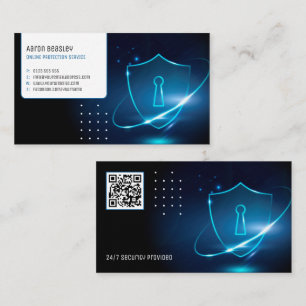 Cybersecurity Services   ONLINE PROTECTION SERVICE Business Card