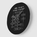Cybersecurity Solving Flowchart Large Clock | Zazzle