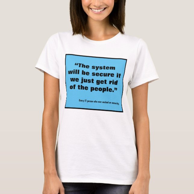 Cybersecurity t-shirt (Front)