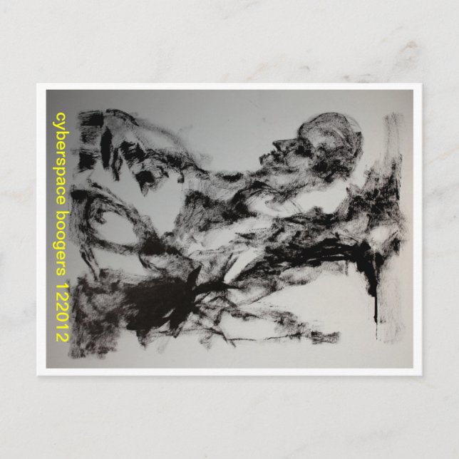 cyberspace boogers 122012 postcard (Front)