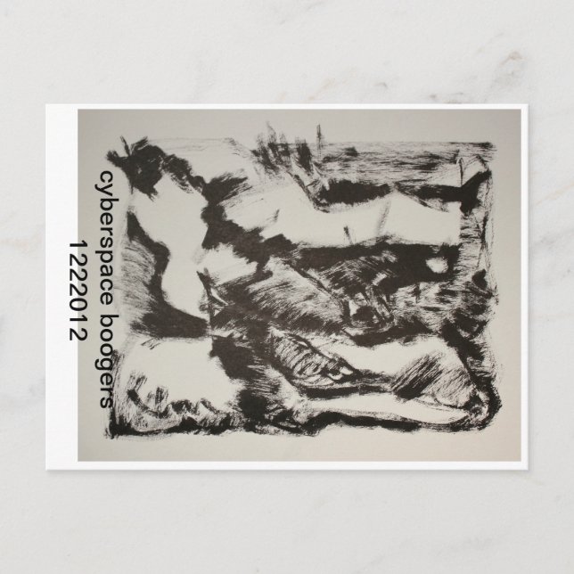 cyberspace boogers 1222012 postcard (Front)