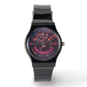 Cybertech Retro Futuristic Watch