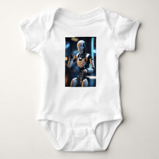CyberTee Lab: Bold Designs for Robot Lovers Baby Bodysuit