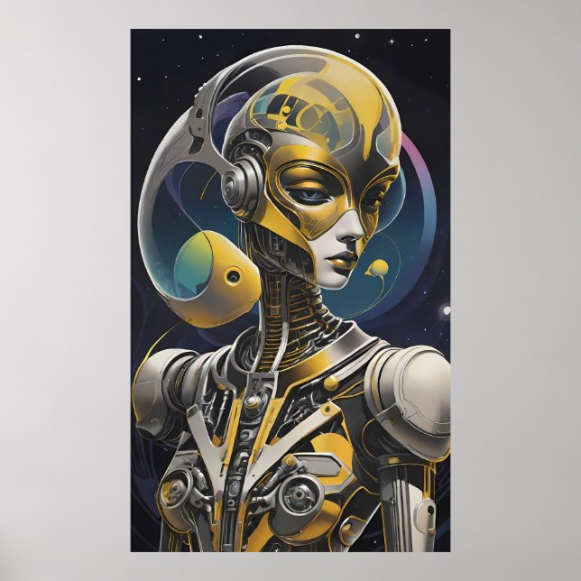 Cybille Ken Gage Cyborg Sci-Fi Poster (Front)