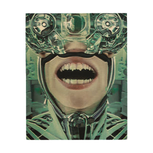 Cyborg at surgery digital art