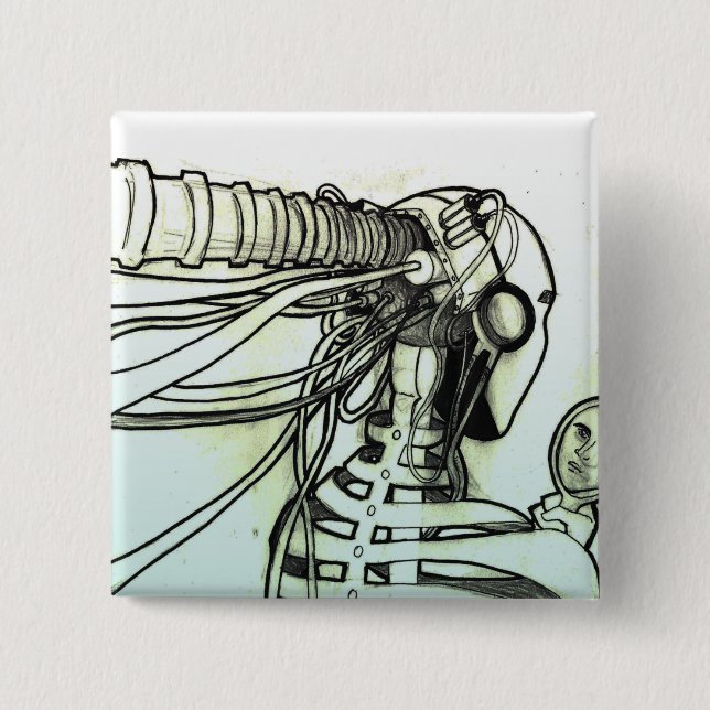 Cyborg button (Front)