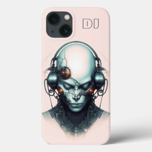 Cyborg Cyberpunk Dj iPhone 13 Case