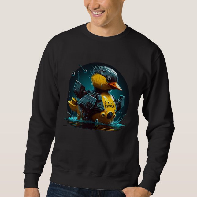 cyborg Duck Sweatshirt (Front)