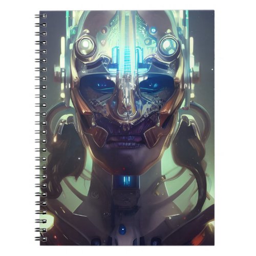 Cyborg Face Portrait v2 Notebook
