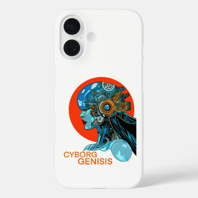 Cyborg Genesis: The Birth of Steel & Soul Case-Mate iPhone Case (Back)