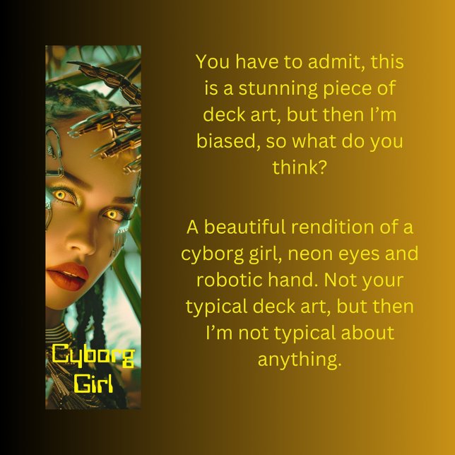 Cyborg Girl  Skateboard (Creator Uploaded)