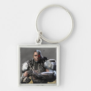 Cyborg Keychain