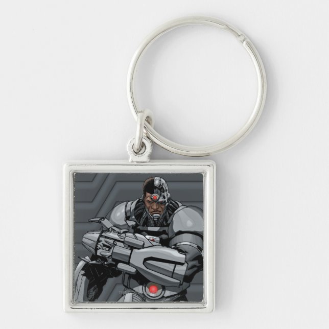 Cyborg Keychain (Front)