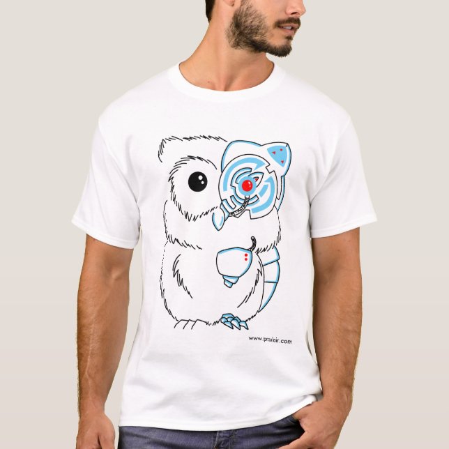 Cyborg Owl T-Shirt (Front)