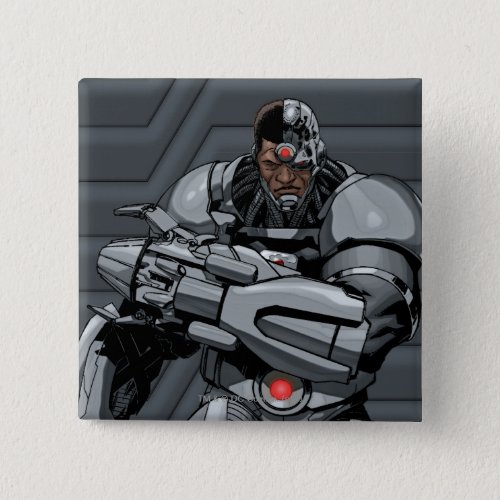 Cyborg Pinback Button