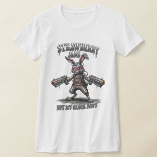 CYBORG RABBIT Streetwear Tee | "Strawberry Jams Bu