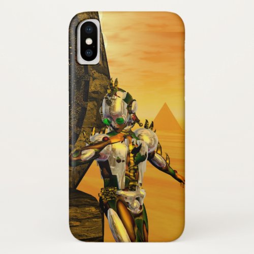 CYBORG TITANDESERT HYPERION Science Fiction Scifi iPhone X Case